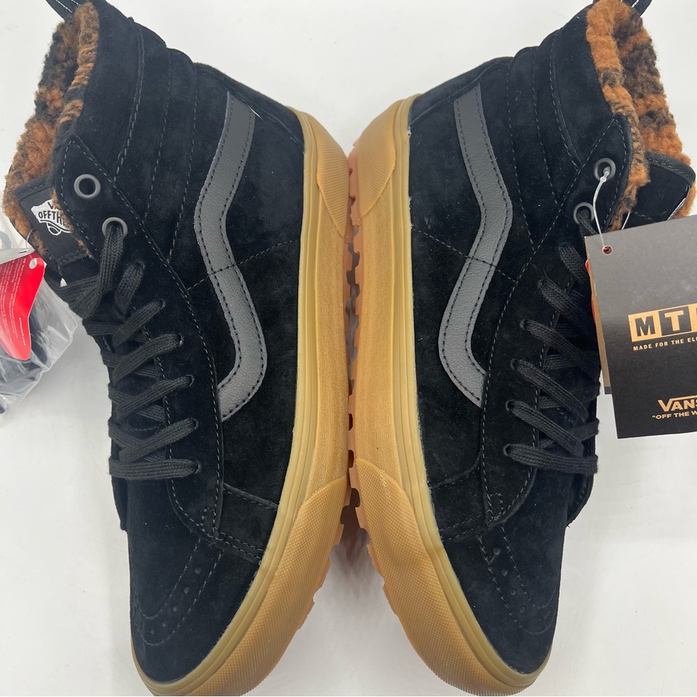 Vans Sk8-Hi Mte Primaloft Black/Gum Shoes VN0A5HZYB9M Men’s Size 8.5 New - Picture 10 of 15